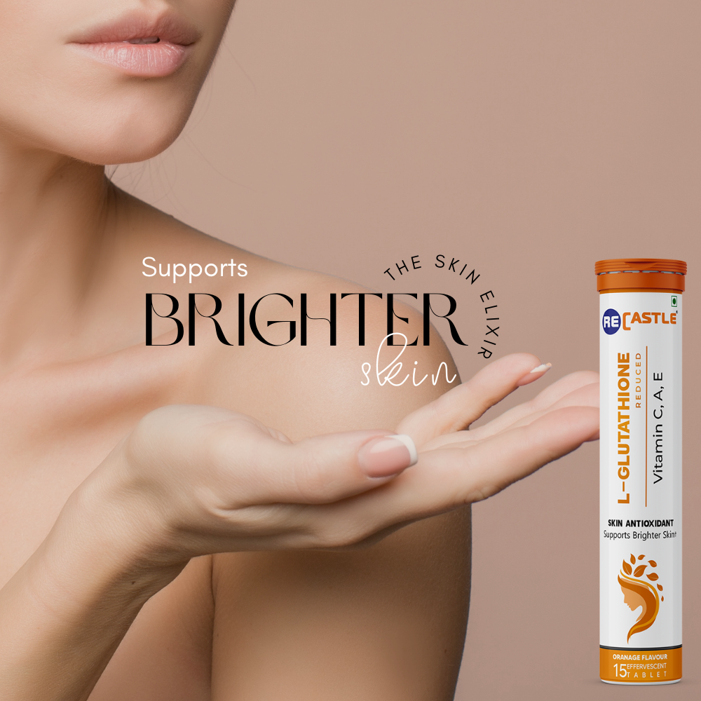 brighter skin with l glutathione tablets
