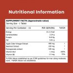 nutritional information of apple cider vinegar