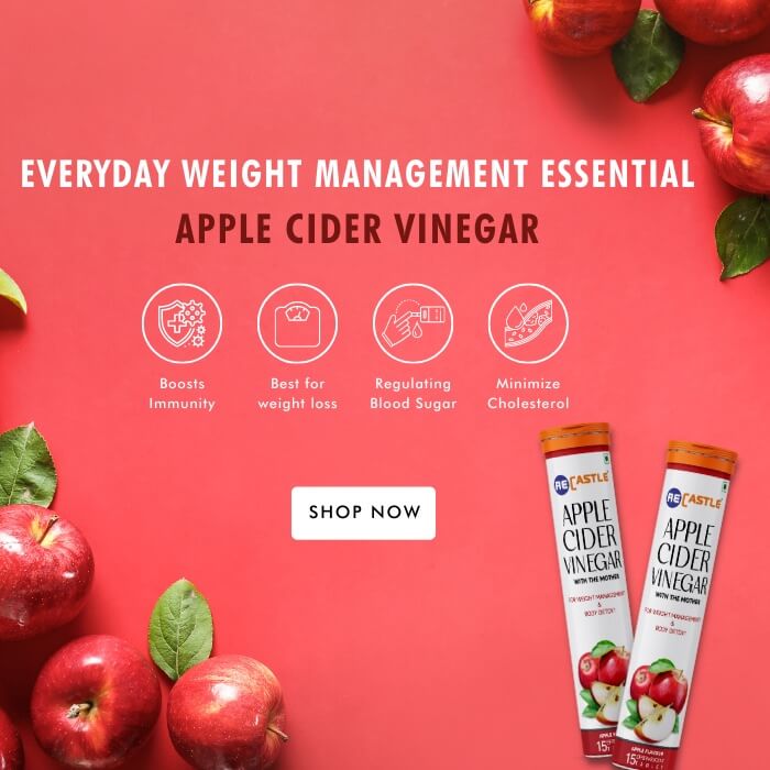 Apple Cider Vinegar Effervescent Tablet with mother for weight loss with vitamin B6 & B12